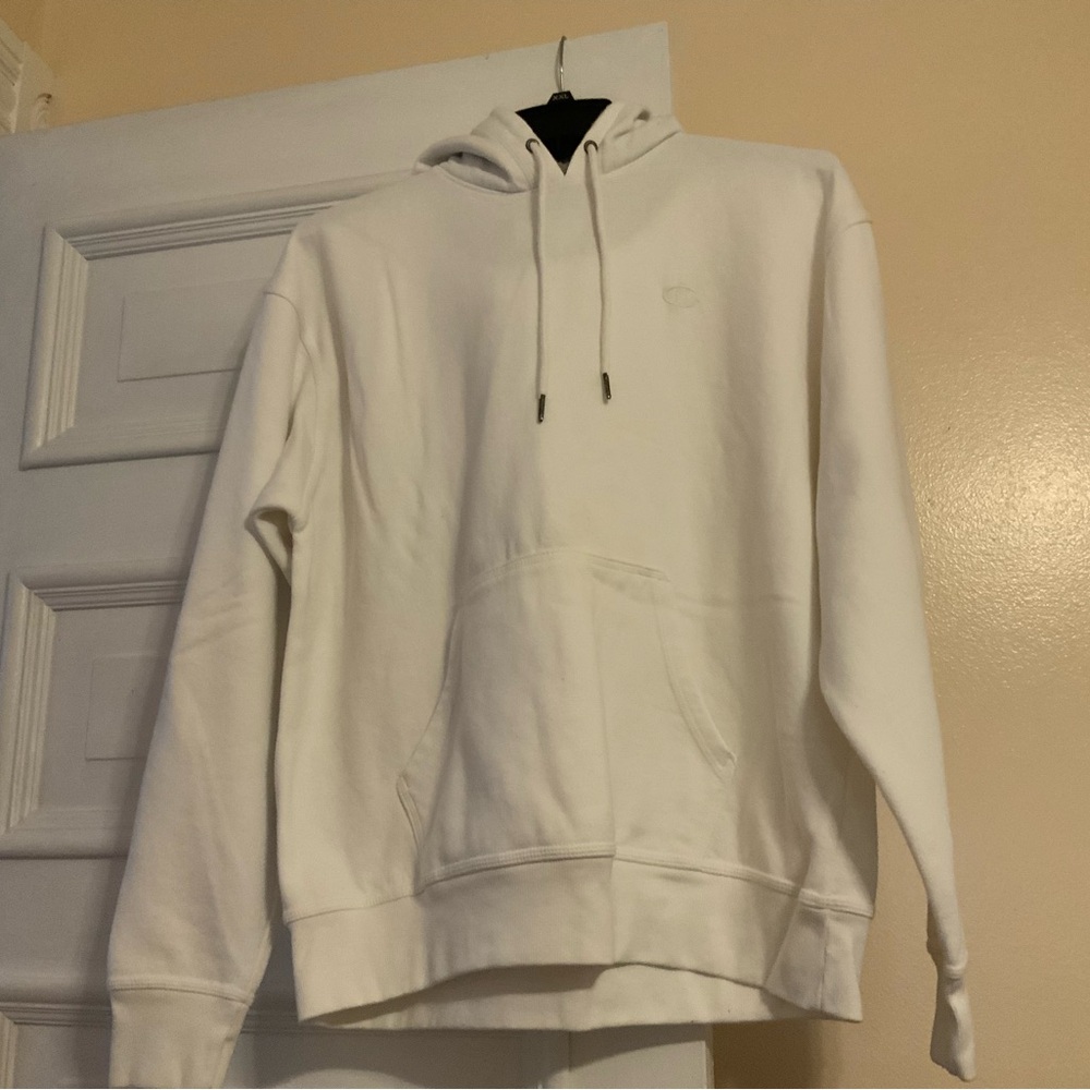 CHAMPION hooded sweatshirt  size Large. Like new.